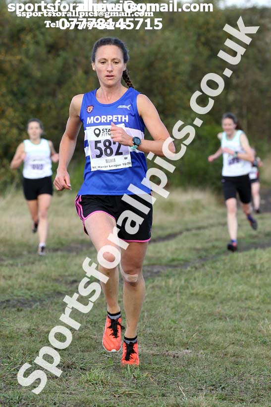 Senior womens 2019 Start Fitness Harrier League, Wrekenton, Gateshead. Photo: David T. Hewitson/Sports for All Pics